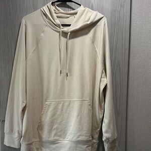 Vuori Men's Cream Lightweight Hoodie